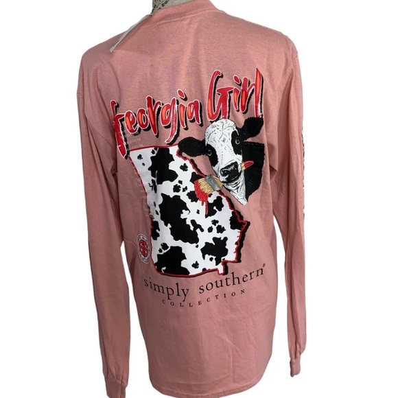 NWT Simply Southern Georgia shirt women’s size medium - Picture 8 of 13